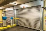 Insulated High Speed Spiral Door 0.8m/S Aluminum Alloy Warehouse Rapid Steel