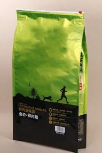 Wholesale Manufacturer 2kg odm oem slider flat bottom bag dog cat wholesale custom pet food packing, Slider Zip lockk flat bottom do from china suppliers