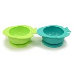 Non Sticking Collapsible ODM Fish Baby Silicone Suction Bowl BPA Free