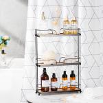 Wall Mounted 3 Tiers Metal Bathroom Caddy Organizer Shelf OEM ODM