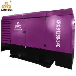 Wholesale Screw Air Compressor Machine Working Pressure 34bar Portable Water Well Diesel Air Compressor from china suppliers