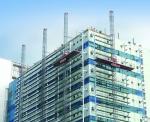 Aerial Single Lifting Mast Climbing Work Platform for Building Decoration 150m