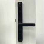 Black Home Glass Door Smart Lock For Sliding Door 2 Years Warranty