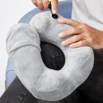 Portable Memory Foam Air Pump Airplane Travel Heated Neck Cushion