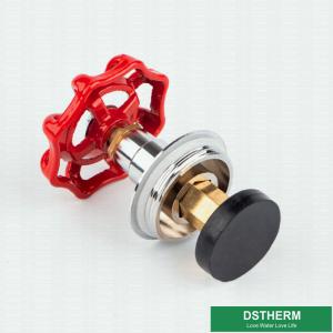 Wholesale Lighter Weight Red Color Iron Handle With Chrome Plated Brass Valve Cartridges For Stop Valve Top Parts from china suppliers