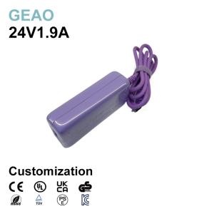 Wholesale 24V 1.9A Desktop Power Adapter For Fiber Optic Cat Live Streaming Light Sewing Machine from china suppliers