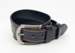 Carved Pattern Buckle Mens Fashion Belts , Genuine Leather Belt For Mens
