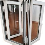 Flexible Opening Aluminum Bifold Windows EPDM Horizontal Soundproof Storm