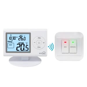 Wholesale HVAC System 7 Day Programmable Digital Room Thermostat For Heating / Cooling from china suppliers