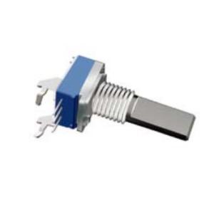Wholesale 9mm rotary potentiometer with metal shaft,interphone potentiometer, carbon potentiometer, trimmer potentiometer from china suppliers