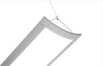 High Luxury Office LED Linear Pendant Light SMD 2835 Chip 3 Years Warranty