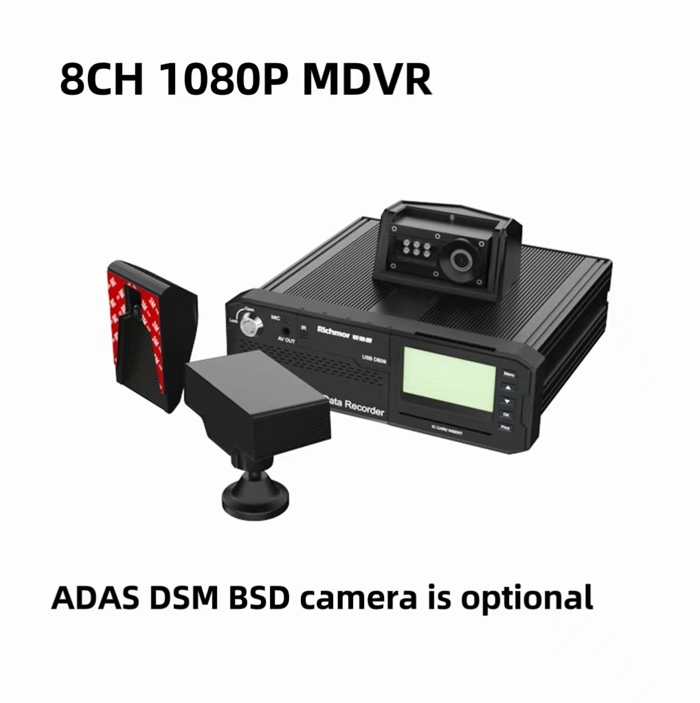 Fleet Management System Gps Tracking Device 14G MDVR real time video