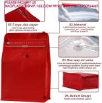Sealable Coffee Bags Valve Barrier Flat Bottom Standing Coffee Beans Storage
