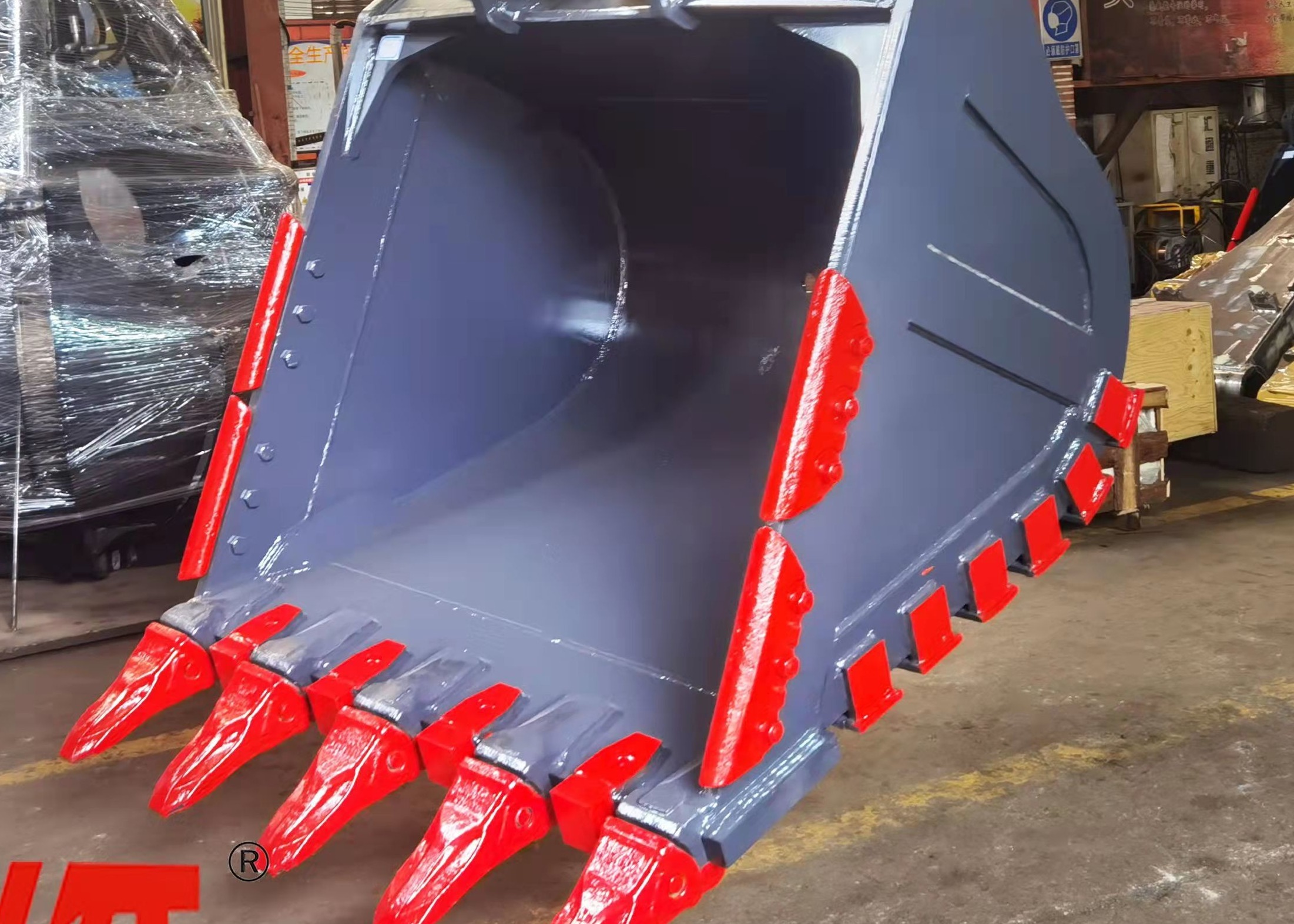 PC120 Mini Excavator Rock Bucket 200mm Construction Merchinery Parts