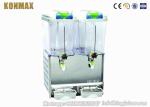Double Tanks 18 L Commercial Cold Juice Dispenser With Mixing Pole