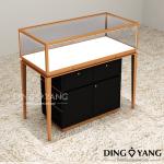 Customizable Jewelry Display Table with Different Colors Logo MDF/Stainless