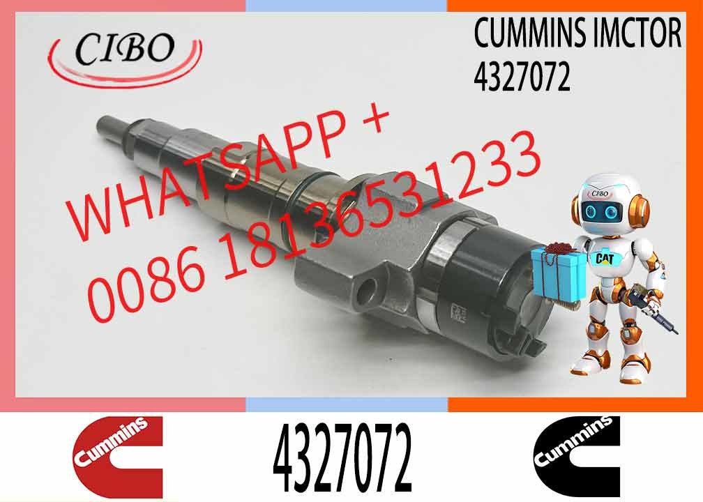 Diesel fuel injector common rail injector is suitable for Scania ISG XPI 2872544, 4307475, 4327072 fuel injector assembl