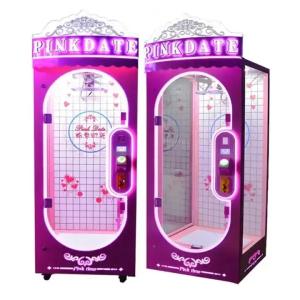 Wholesale 50KG Customized Black Pink Date Arcade Coin Operated Games Claw Machine Prize Cutting from china suppliers