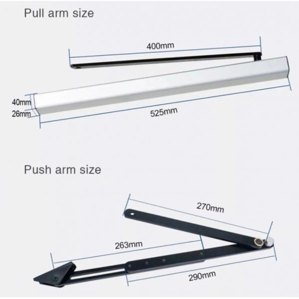 Adjustable Speed Anti Wind Touchless Automatic Door Opener