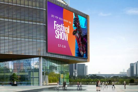 P3.91 Outdoor High Brightness, High Definition LED Billboards For Advertising