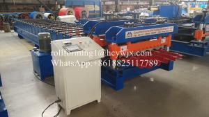 Wholesale Hydraulic Cutting Glazed Tlile Roll Forming Machine PLC Control from china suppliers