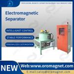 Automatic 3T Dry Magnetic Separator With Water / Oil Double Cooling feldspar