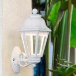 Creative hexagonal white wall lamp waterproof modern outdoor light(WH-HR-83)