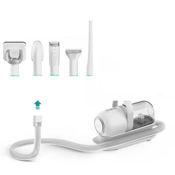 Electric Pet Hair Remover Trimmer Kit for Dogs and Cats Low Noise Vacuum