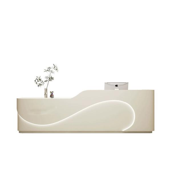 Modern Beauty Hospital Large Clinic Company Reception Counter with High Density