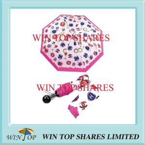 Wholesale Coloured Adhesive Fabric Heat Transfer Printing Umbrella from china suppliers