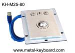IP65 Rated Computer Industrial Trackball Mouse , Stainless Steel Trackball