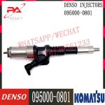 095000-0800 095000-0801 KOMATSU Fuel Injectors 6156-11-3100 For SA6D125E Engine