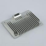 Aluminum Die Casting Parts CNC Machining Custom Flat Fins / Spatula Radiator