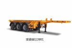 ABS Anti-lock Braking System Flatbed Semi Trailer for Heavy Duty Cargo