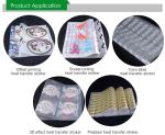 Water based Ink glossy 75mic PET Cold / Hot Peeling Offset Printing Film