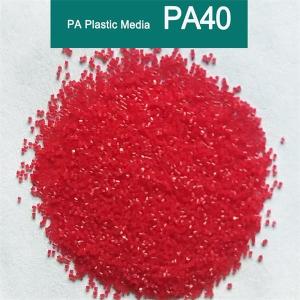 Wholesale Red PA Plastic Media Blasting PA40 For Plastic Sandblasting Surface Treatment from china suppliers