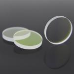 Yellow Film 1064nm AR 55*1.5mm Laser Optical Lens JGS1 Quartz