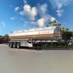 3 Axles 42000L 28t Insulated Carbon Steel Tanker Semi Trailer with Fuwa Axle 13t