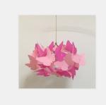 PVC Butterfly Ceiling Light Shade Pink Butterfly Lampshade