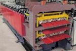3 Profiles in one 0.3-0.8mm Galvanized Steel Metal Roofing Sheet Making Machine