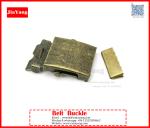 2017 latest Hanging imitation gold Iron Belt Buckle for webbing belt