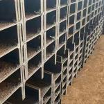 Sandblasting Metal H Beam Stainless Steel I Beam In Industrial Settings