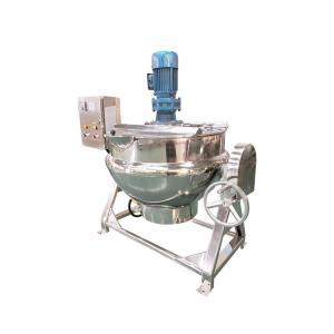 Wholesale big capacity food grade industrial stainless steel steam jacketed industrial cooking kettle from china suppliers