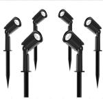 Six Heads IP66 LED Solar Pathway Lights 6500K For Outdoor Garden Walkway