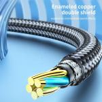 3.5mm Jack Male To Female Audio Cables 24K Gold Plating for Speaker Headphone