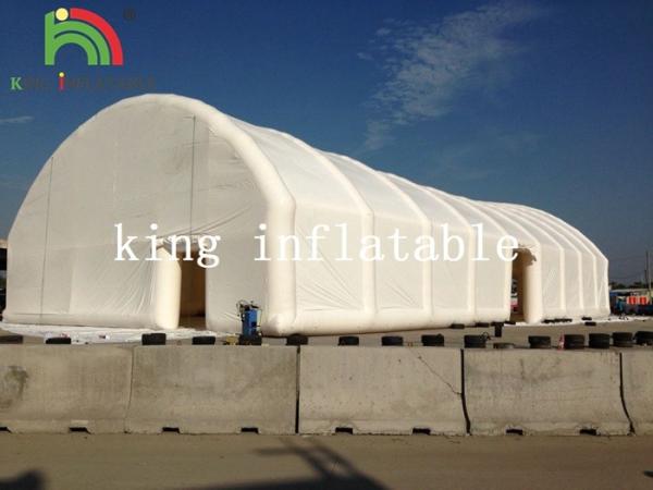 White Giant Inflatable Lawn Tent With Door For Outdoor Events Amusement Park