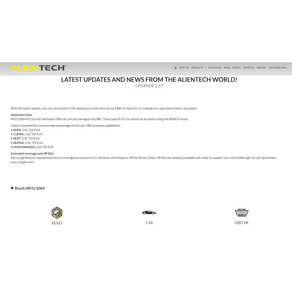 AlienTech KESS V3 ECU TCU Programming Tool OBD for Cars Protocol Diagnostic Device LCD ECU Chip Tuning Online Remap Tool