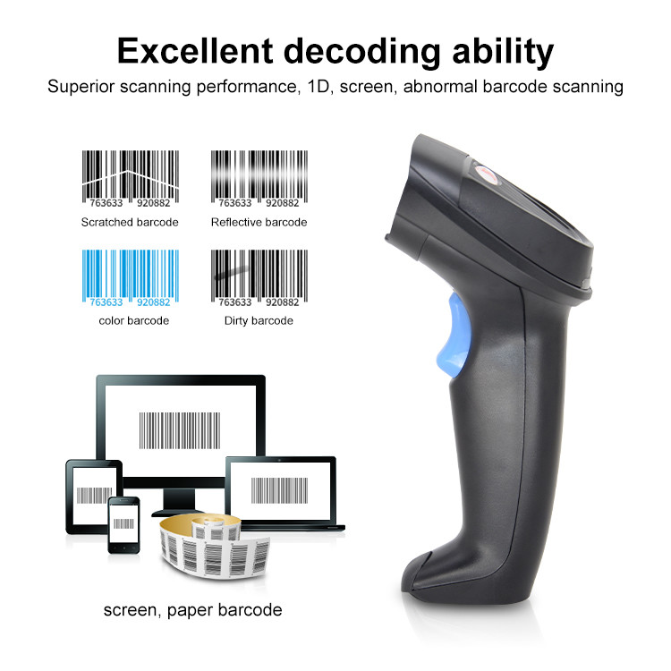 K-211 1d Wired Barcode Scanner MSI Code 93 Reader Handheld