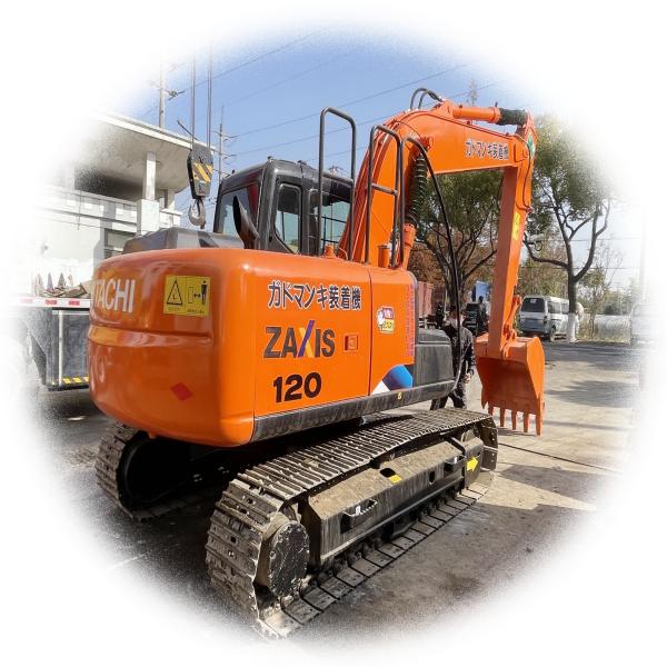 secondhand Machine Used excavator digging machine HITACHI 120 At A Low Price For