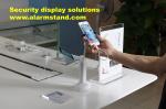 COMER anti-theft security smartphone alarm stand with charger cable